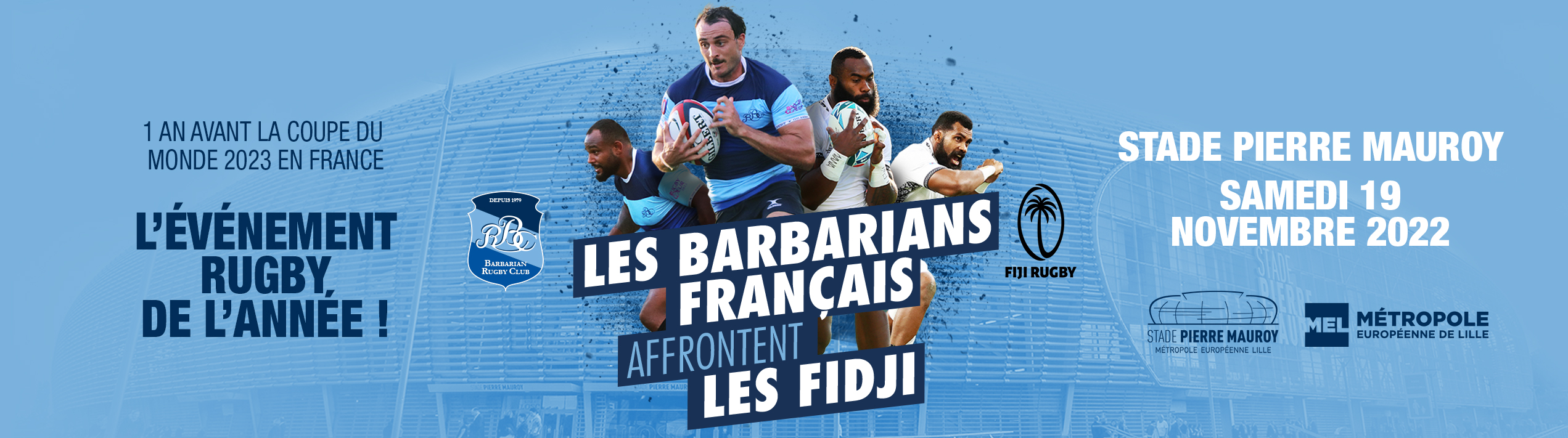 TOURNÉE DE NOVEMBRE : LES BARBARIANS FRANCAIS AFFRONTERONT LES FIDJI