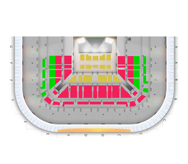 Le plan des espaces pour VITAA ET SLIMANE au Stade Pierre Mauroy